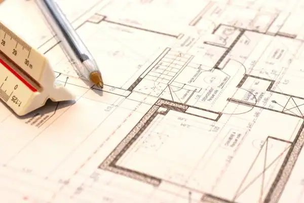 Image of architect Corsham drawings